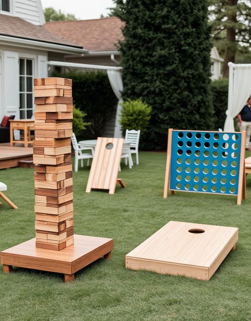 Giant Hardwood Jenga